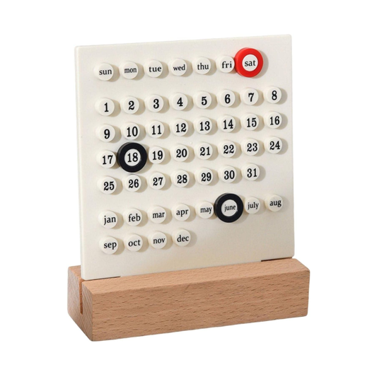 Holz Ewiger Kalender