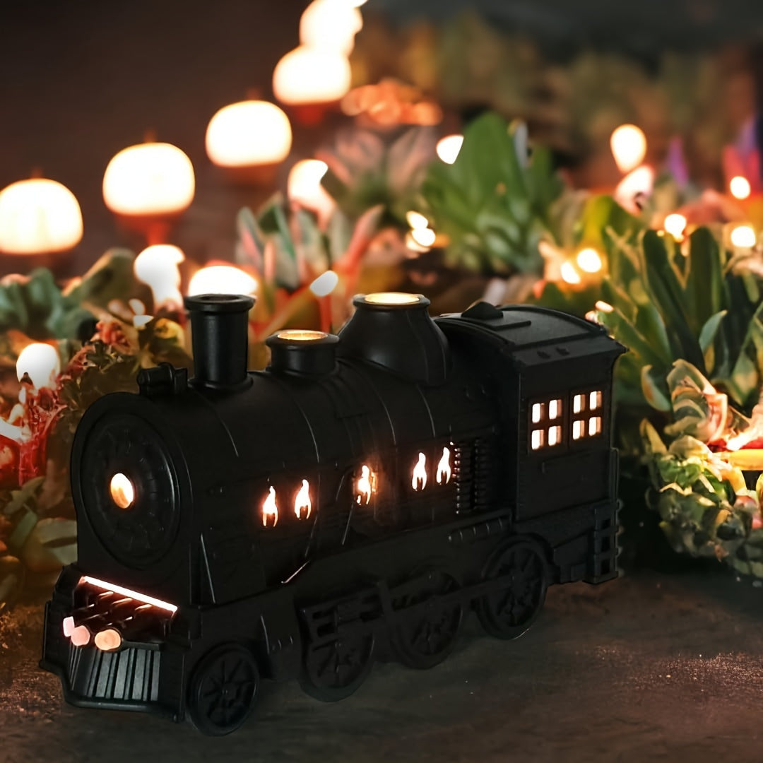 Train ätherischer Öldiffusor - 300ml kühler Nebel Luftbefeuchter mit LED-Leuchten, 2 Sprühmodi, automatischer Abschaltfunktion