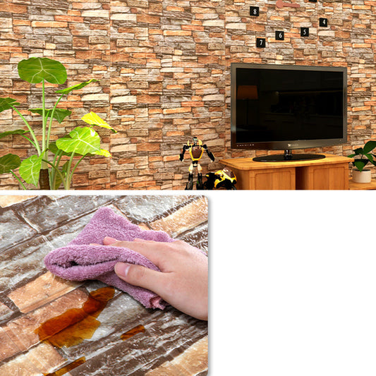 Frendorf | Künstliche Backsteinwandplatte Im industriellen Stil Einfaches Wohnen Wohnzimmer Wandpaneel (1-Pack)