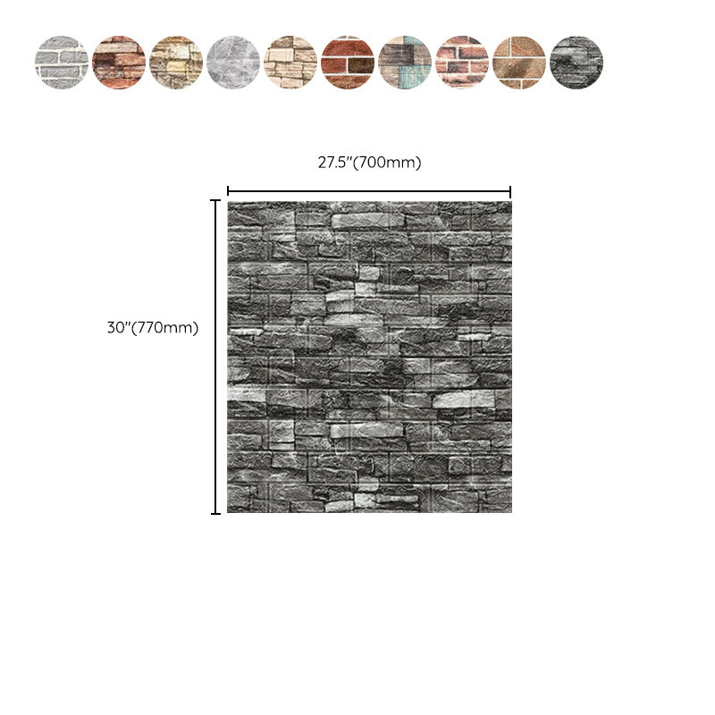 Frendorf | Künstliche Backsteinwandplatte Im industriellen Stil Einfaches Wohnen Wohnzimmer Wandpaneel (1-Pack)
