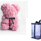 Frendorf | Valentinstag Geschenk Rose Bär Ewige Blume Rose Teddybär PE Schaum Bär 25cm Valentinstag