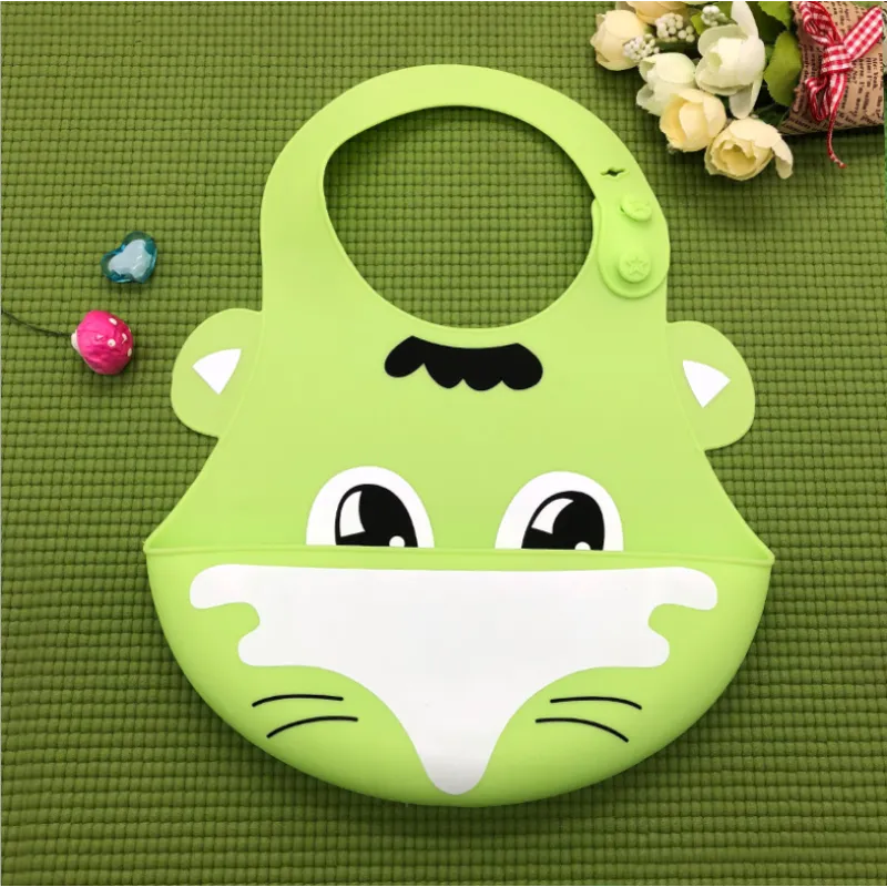 Frendorf | Kinder Lätzchen Set – Bunte Silikon Lätzchen mit Tiermotiven für Babys