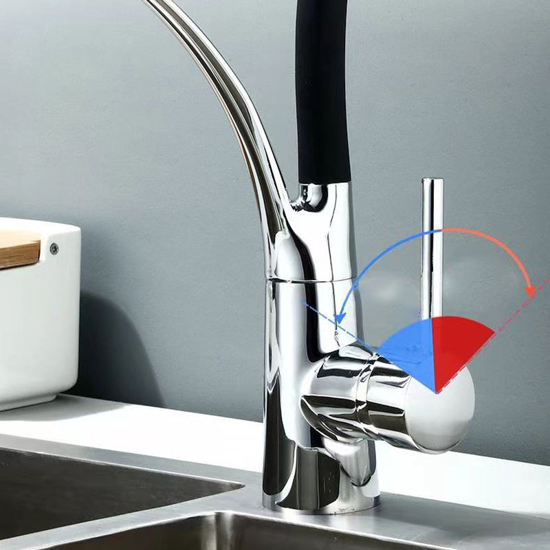 Frendorf | Modern 1-Hand-Armaturen Kupfer Berührungslos mit Wasser-Spender Standard Küchenarmatur