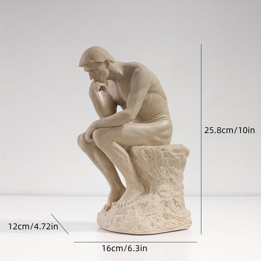 Kreative Charakter-Skulptur, Denker-Dekoration