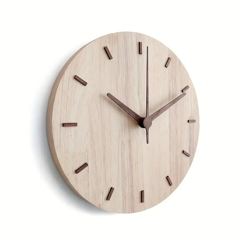 Frendorf | Minimalistische Ästhetik Wanduhr aus Holz