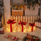Frendorf | JollyGlow LED Geschenkboxen Set | Weihnachtsbeleuchtung | Deko für Innen & Außen | Set aus 3 Boxen