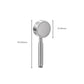 Frendorf | Moderner Stil Handbrause Metall Badezimmer Handbrause