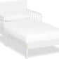 Frendorf | 648-WHT Brookside Kleinkindbett, 53L X 29B X 28H, Blush Pink/Weiß