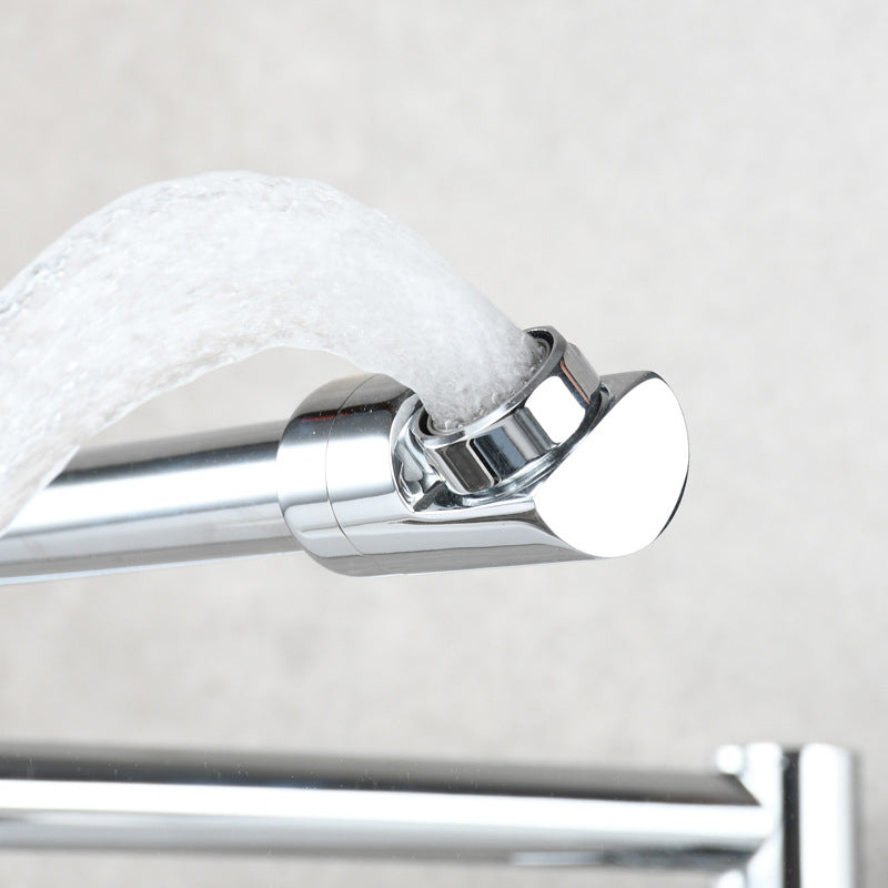 Frendorf | Moderner Pull-down Wasserhahn Einhand Wandmontierter Topf-Füller Niedrigprofil 1-Halter Füller