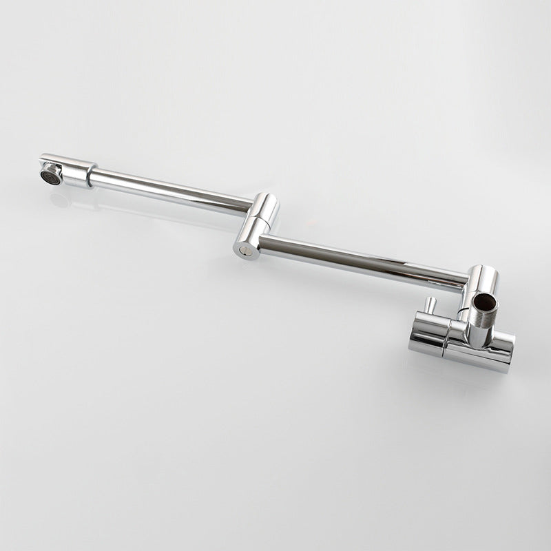 Frendorf | Moderner Pull-down Wasserhahn Einhand Wandmontierter Topf-Füller Niedrigprofil 1-Halter Füller