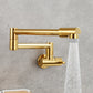 Frendorf | Moderner Pull-down Wasserhahn Einhand Wandmontierter Topf-Füller Niedrigprofil 1-Halter Füller