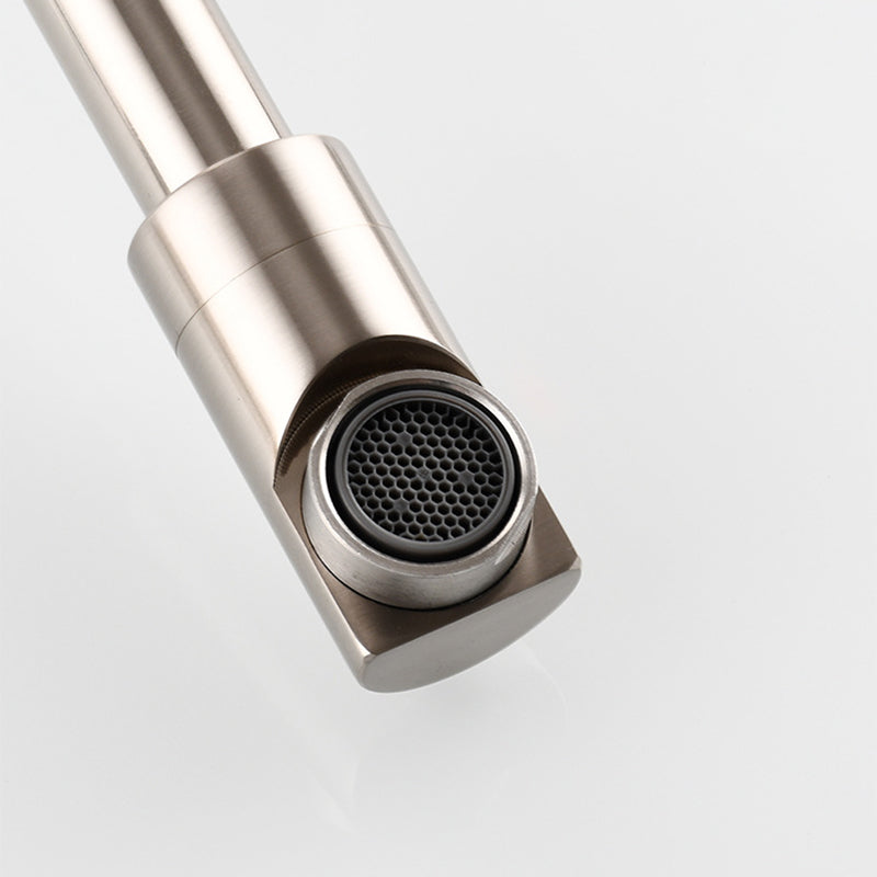 Frendorf | Moderner Pull-down Wasserhahn Einhand Wandmontierter Topf-Füller Niedrigprofil 1-Halter Füller