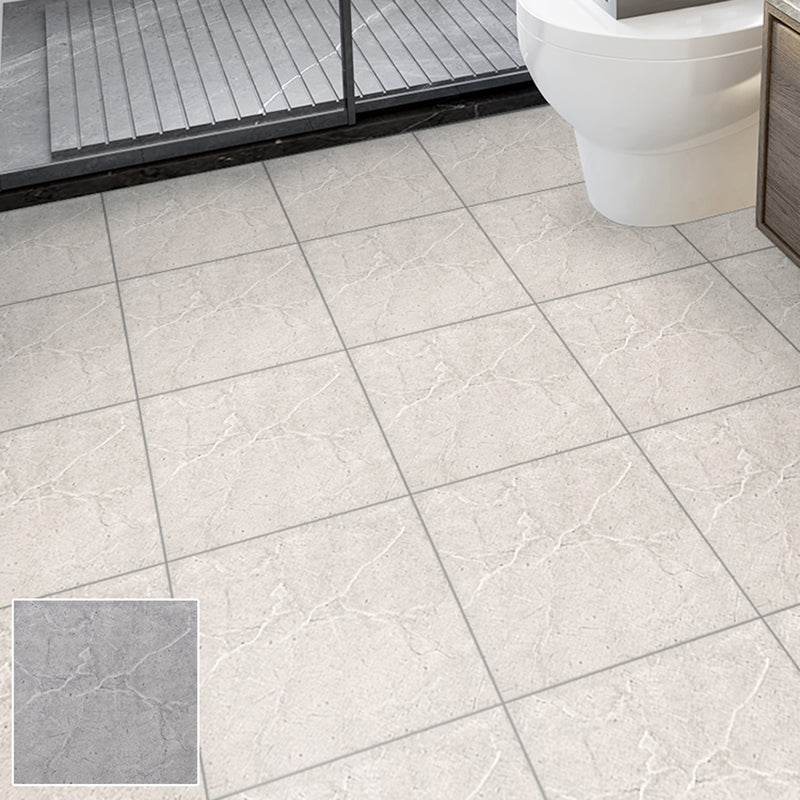 Frendorf | Quadratische Badezimmer PVC-Bodenbeläge 12" x 12" x 0,07 mm Peel and Stick Vinyl-Bodenbeläge