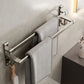 Frendorf | Graues Badezimmer Zubehör Set Zeitgenössischer Stil Aluminium Handtuchstange