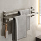 Frendorf | Graues Badezimmer Zubehör Set Zeitgenössischer Stil Aluminium Handtuchstange