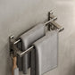 Frendorf | Graues Badezimmer Zubehör Set Zeitgenössischer Stil Aluminium Handtuchstange