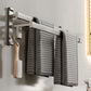 Frendorf | Graues Badezimmer Zubehör Set Zeitgenössischer Stil Aluminium Handtuchstange