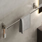 Frendorf | Graues Badezimmer Zubehör Set Zeitgenössischer Stil Aluminium Handtuchstange