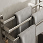 Frendorf | Graues Badezimmer Zubehör Set Zeitgenössischer Stil Aluminium Handtuchstange