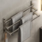 Frendorf | Graues Badezimmer Zubehör Set Zeitgenössischer Stil Aluminium Handtuchstange