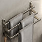 Frendorf | Graues Badezimmer Zubehör Set Zeitgenössischer Stil Aluminium Handtuchstange