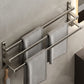 Frendorf | Graues Badezimmer Zubehör Set Zeitgenössischer Stil Aluminium Handtuchstange