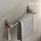Frendorf | Graues Badezimmer Zubehör Set Zeitgenössischer Stil Aluminium Handtuchstange