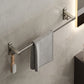 Frendorf | Graues Badezimmer Zubehör Set Zeitgenössischer Stil Aluminium Handtuchstange
