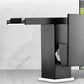 Frendorf | Moderner Wasserhahn für Waschbecken Messing Hebelgriffe LED Wasserfall Waschbeckenarmatur