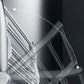 Frendorf | Chrome/Schwarz Klassisches Badezimmerzubehör Set Modernes Bade-Regal/Handtuchstange & Papierhalter