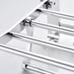 Frendorf | Chrome/Schwarz Klassisches Badezimmerzubehör Set Modernes Bade-Regal/Handtuchstange & Papierhalter