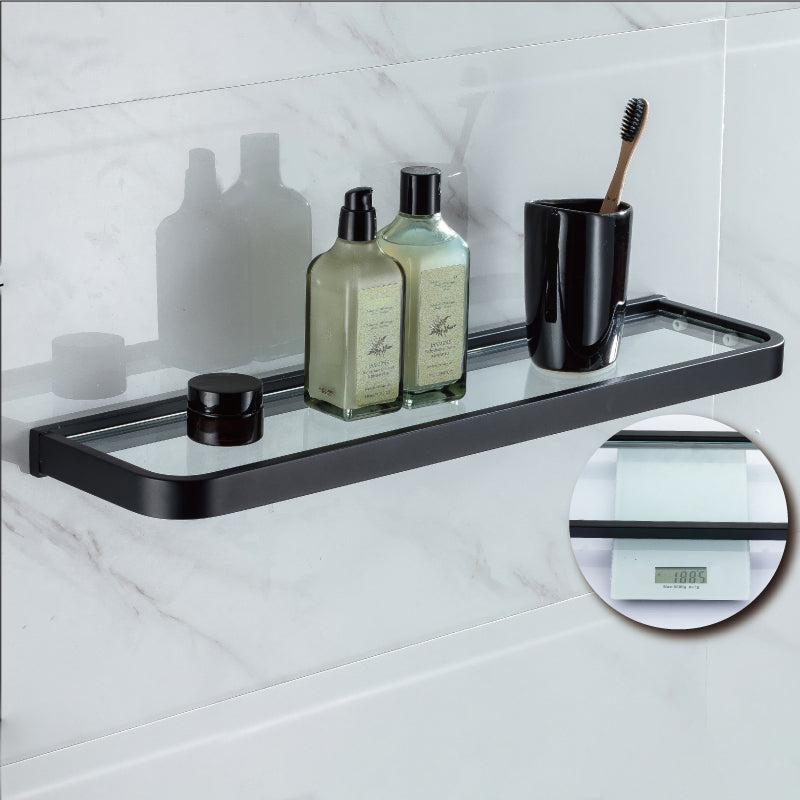Frendorf | Modern Classic Badzubehörset aus Edelstahl Matt Schwarz Bademantelhaken/Handtuchring Bar