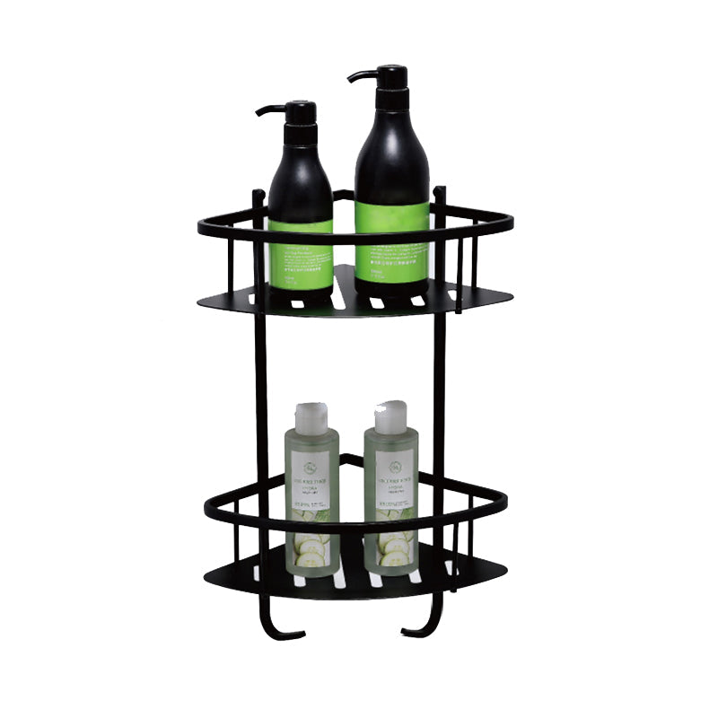 Frendorf | Modern Classic Badzubehörset aus Edelstahl Matt Schwarz Bademantelhaken/Handtuchring Bar