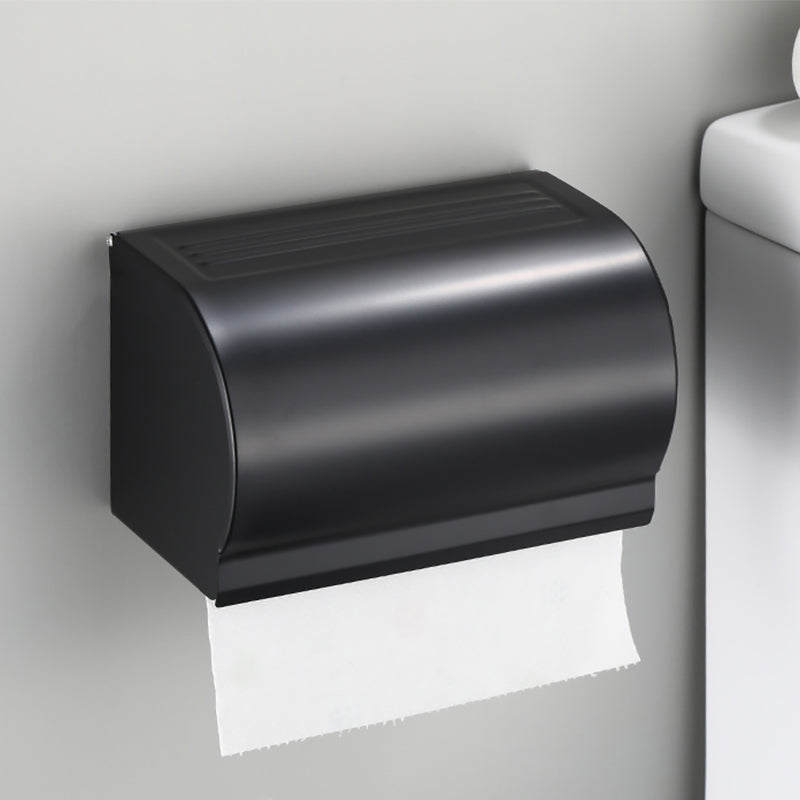 Frendorf | Zeitgemäßes Badezimmerzubehör-Set Schwarze Oberfläche Bademantelhaken/Handtuchring Bar