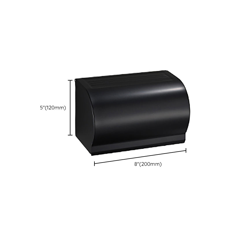 Frendorf | Zeitgemäßes Badezimmerzubehör-Set Schwarze Oberfläche Bademantelhaken/Handtuchring Bar