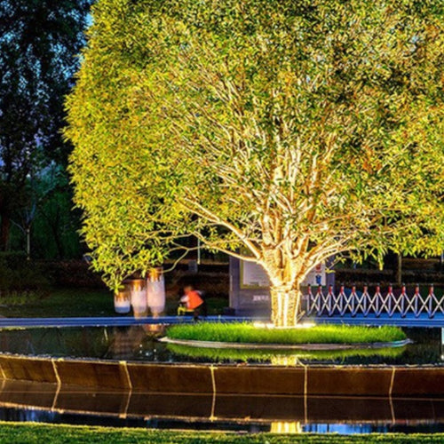 Frendorf | Außenbeleuchtung Ring zur Baumanimation