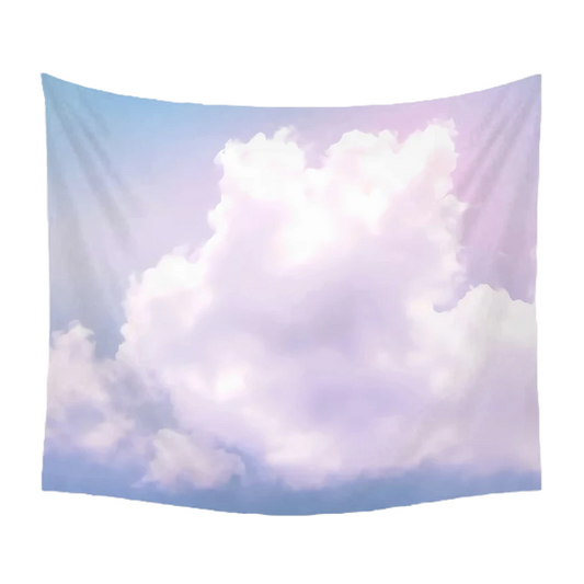 Blaue Himmel Wandteppich