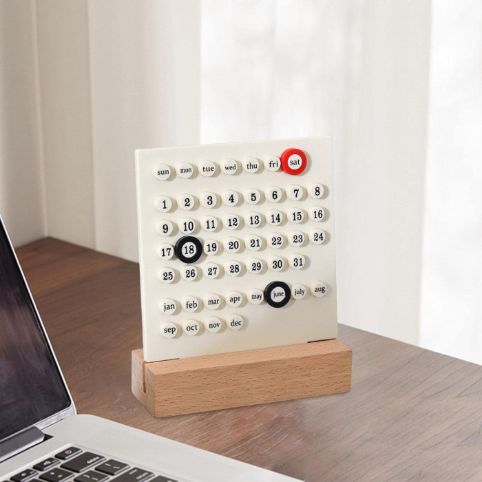 Holz Ewiger Kalender