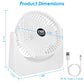 Frendorf | 6.5" Tischventilator USB-betrieben 3 Geschwindigkeiten