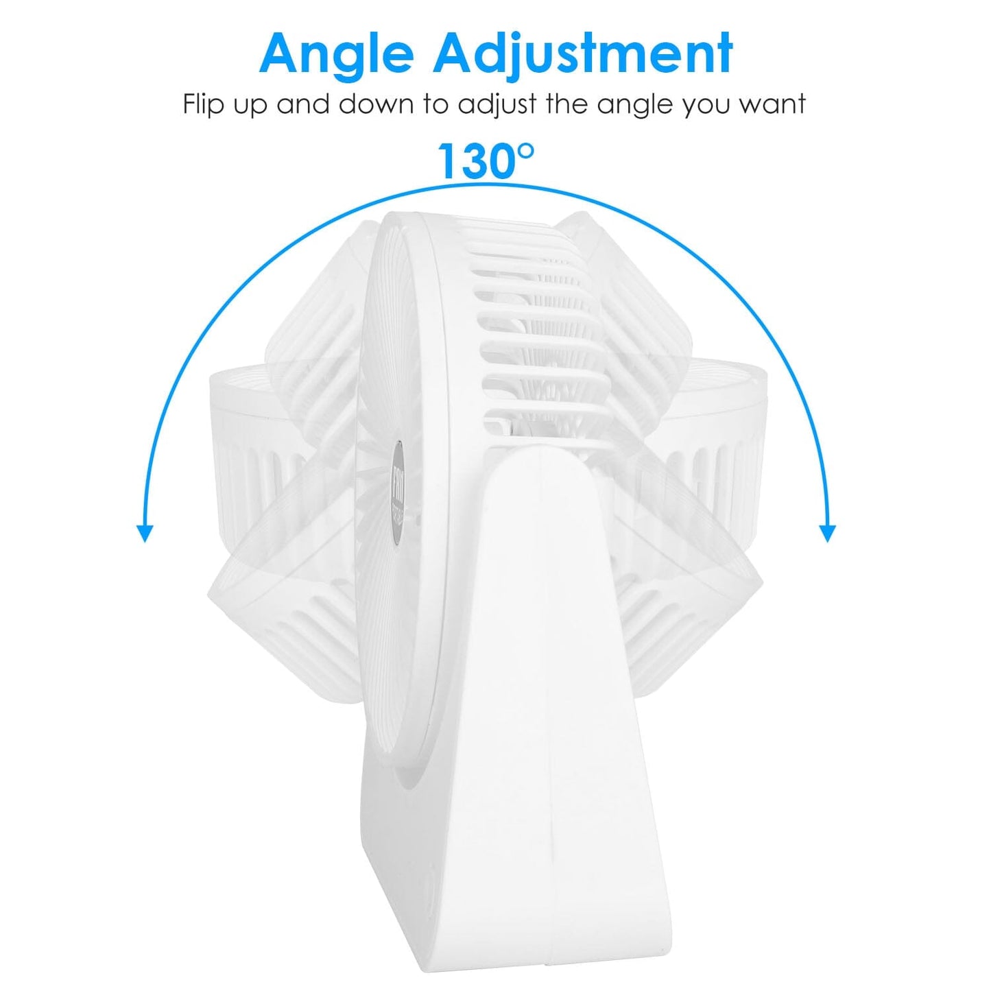Frendorf | 6.5" Tischventilator USB-betrieben 3 Geschwindigkeiten