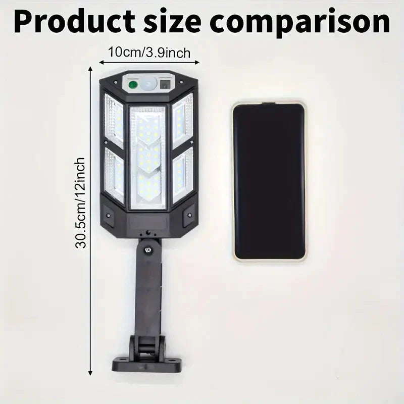Frendorf | 6500K Helle LED Solar Wandlampe 3 Beleuchtungsmodi Licht