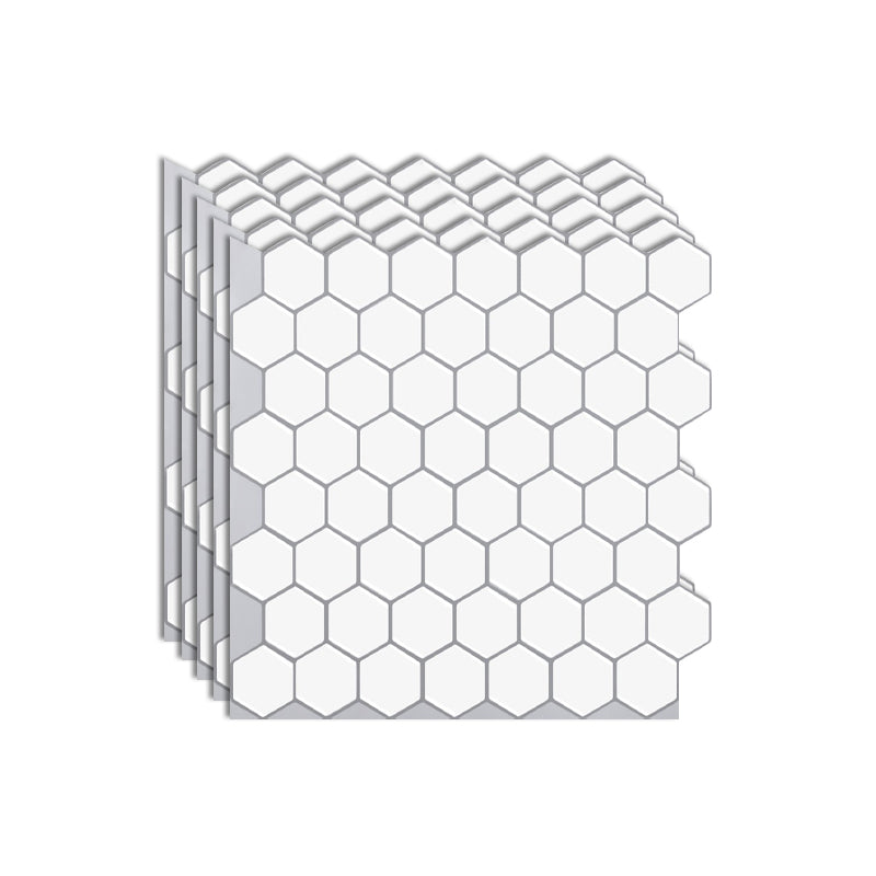Frendorf | Hexagon Wandfliese Fettbeständiger Stahl und Küchenpapiertapete