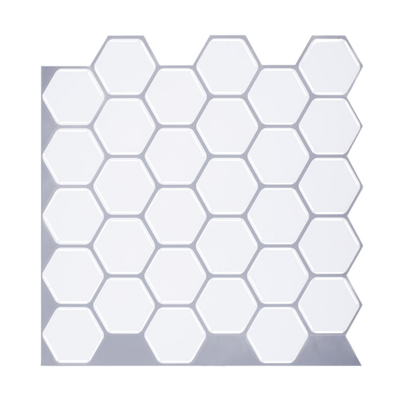 Frendorf | Hexagon Wandfliese Fettbeständiger Stahl und Küchenpapiertapete