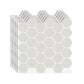 Frendorf | Hexagon Wandfliese Fettbeständiger Stahl und Küchenpapiertapete