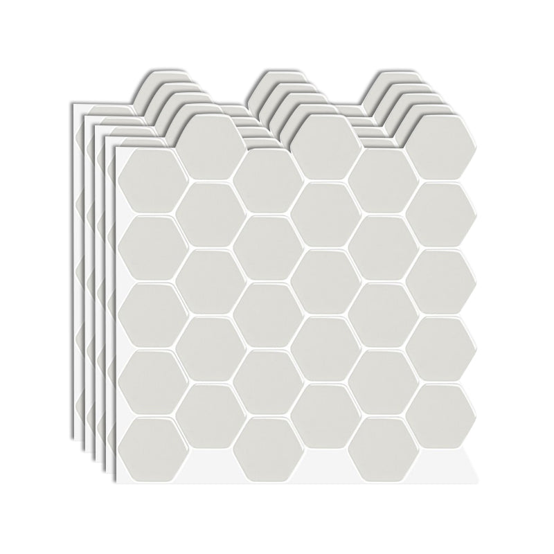 Frendorf | Hexagon Wandfliese Fettbeständiger Stahl und Küchenpapiertapete