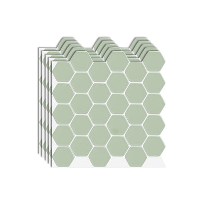 Frendorf | Hexagon Wandfliese Fettbeständiger Stahl und Küchenpapiertapete