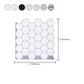 Frendorf | Hexagon Wandfliese Fettbeständiger Stahl und Küchenpapiertapete