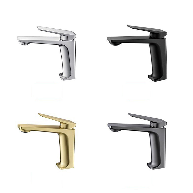 Frendorf | Glam Copper Vessel Faucet Lever Handles Niedriger Bogen Vessel Faucet für Badezimmer
