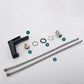 Frendorf | Glam Copper Vessel Faucet Lever Handles Niedriger Bogen Vessel Faucet für Badezimmer