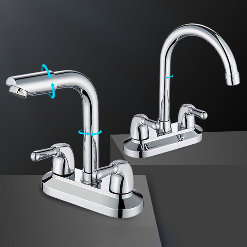Frendorf | 2-Griff Modernes Gefäß Waschbecken Wasserhahn Drehauslauf Badezimmer Wasserhahn